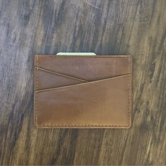 Free people pocket card holder in leather - Picture 3 of 10